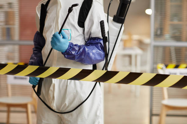 Professional Blood Cleanup technician working in Gold Beach, OR